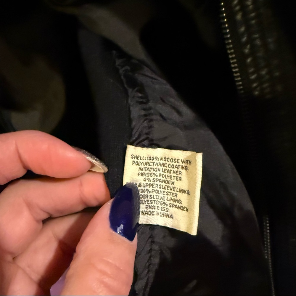 a.n.a Black Quilted Bomber Jacket - Picture 3 of 4